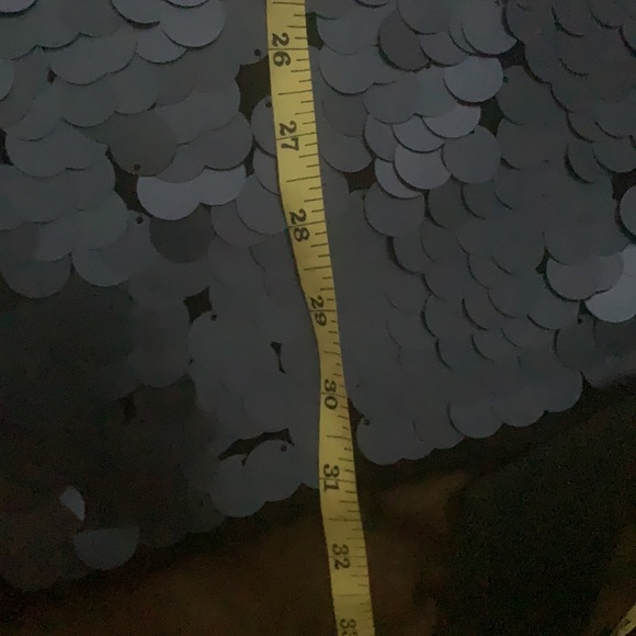 Zara limited edition blue sequin knit mini dress - Picture 6 of 16